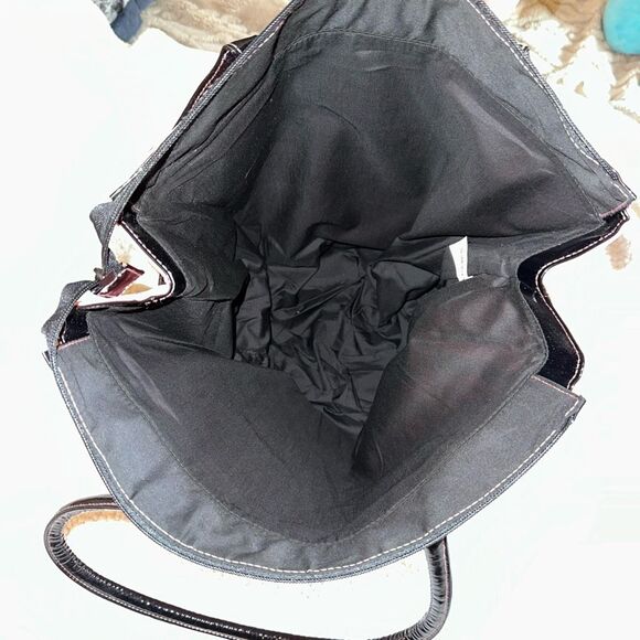 Trump Plaza Vintage Rare Pink Black Zipper Tote Bag NWOT - Picture 8 of 8